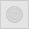 Ekena Millwork Standard Sedgwick Bullseye Rosette with Beveled Edge, 6"W x 6"H x 1"P ROSP060X060X100SDG03 - alternate 4